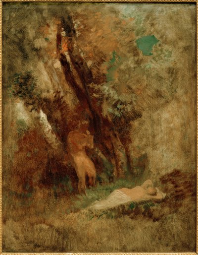 Paesaggio boschivo da Arnold Böcklin